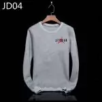air jordan sweater long sleeved basketball clothes jordan gray jd04